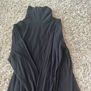 black turtle neck